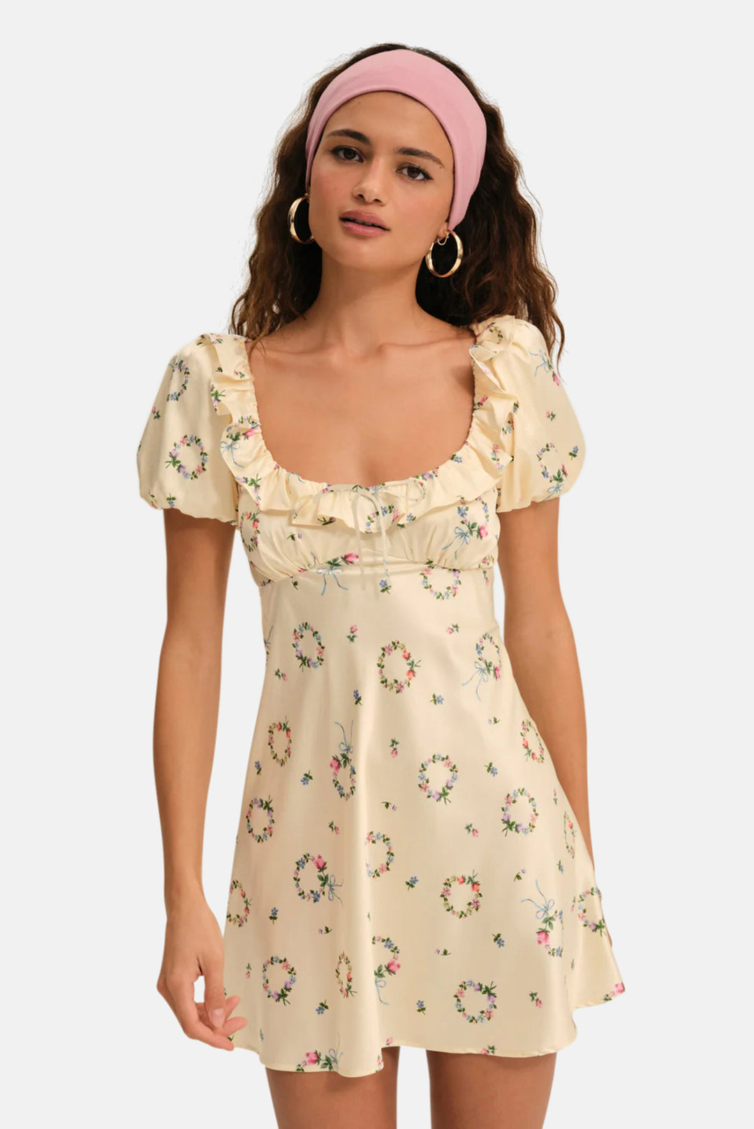 Jaida Mini Dress Yellow