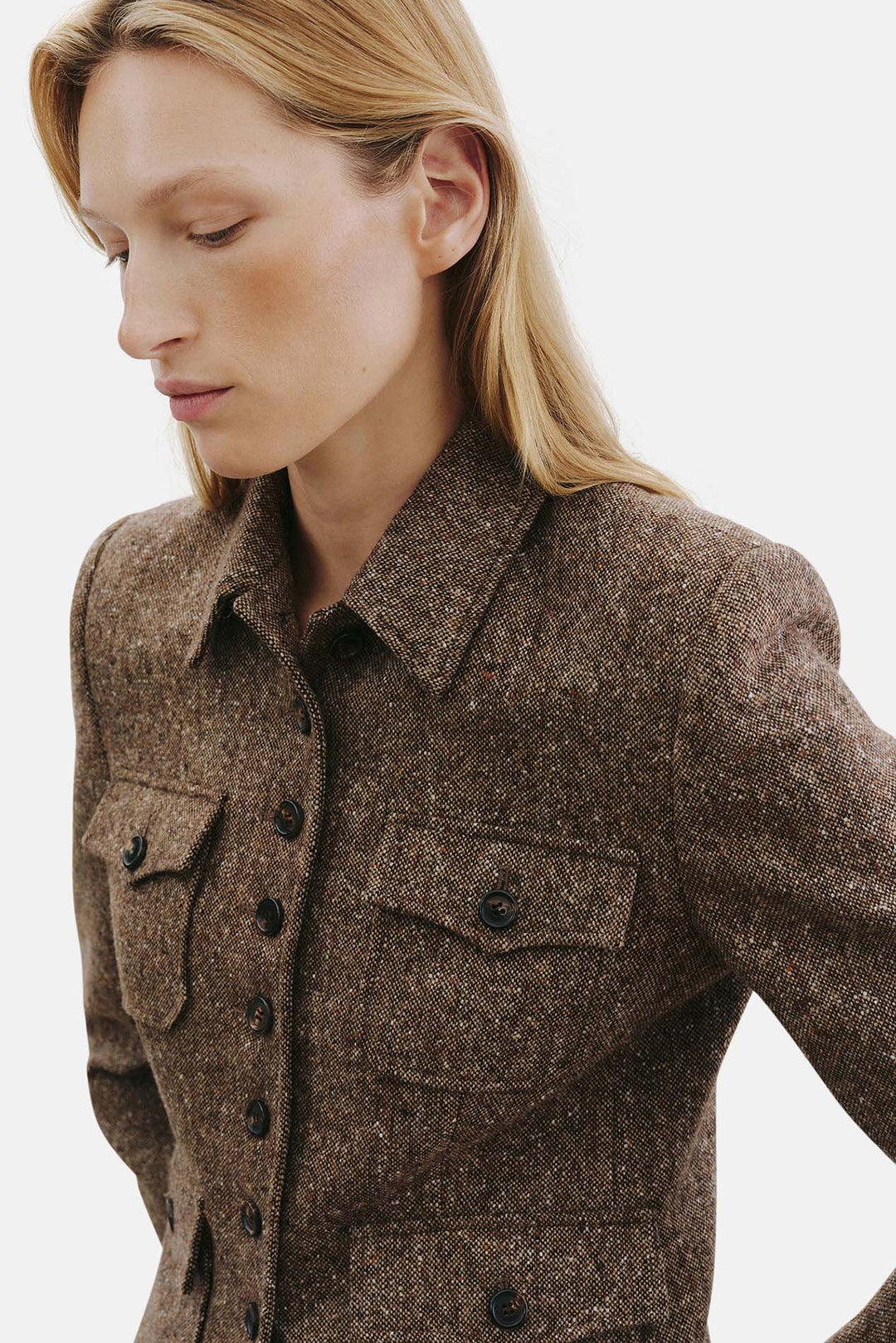 Jamison Jacket Espresso Donegal