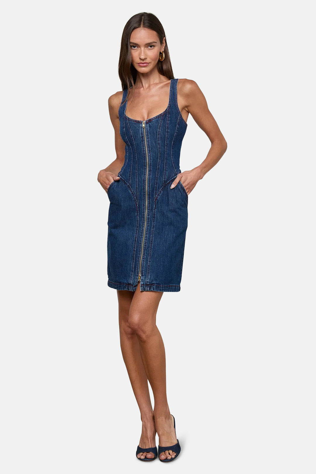 Jaxyn Denim Dress Rampart