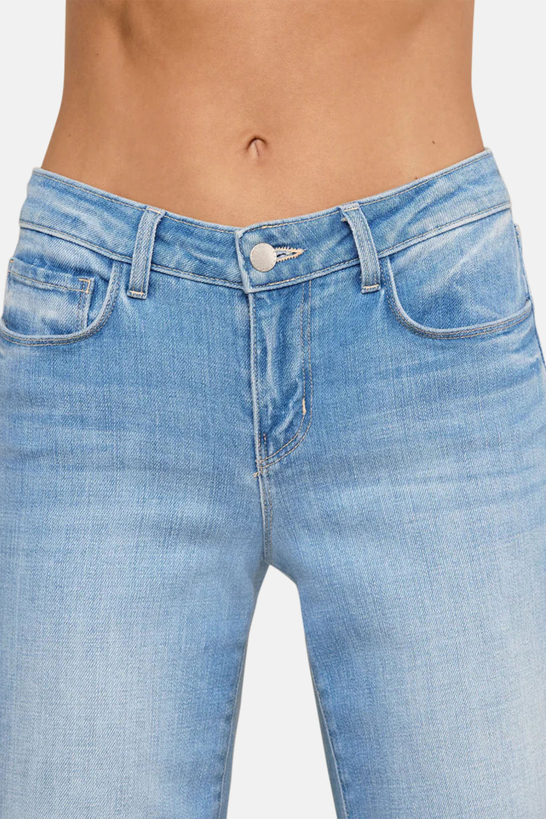 Joanne Low-Rise Wide-Leg Jean Pacific