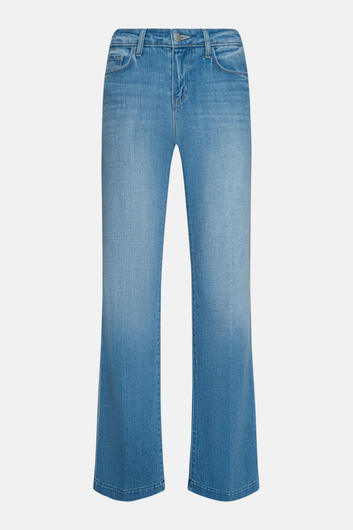 Joanne Low-Rise Wide-Leg Jean Pacific