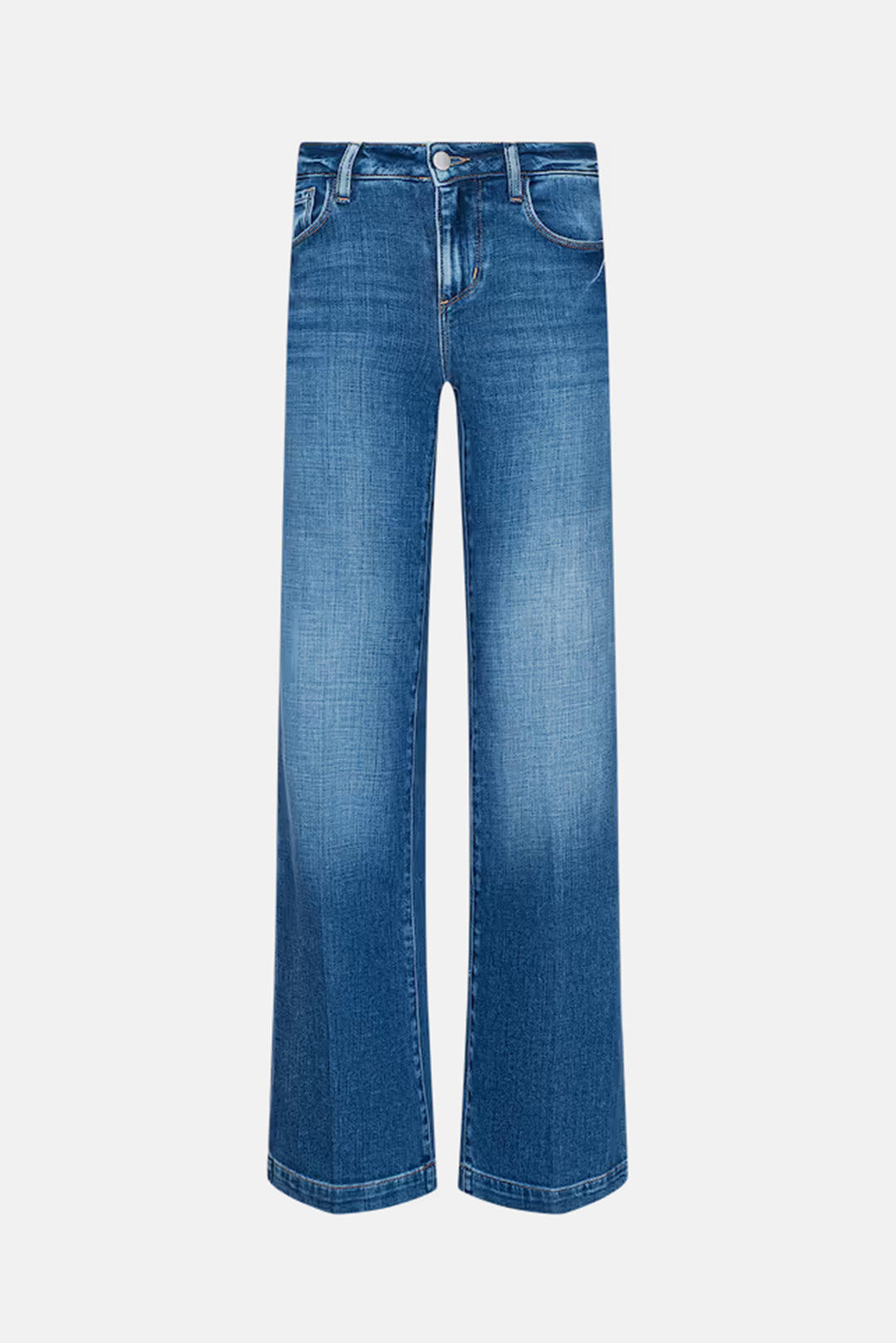 Joanne Low-Rise Wide-Leg Jean Salinas