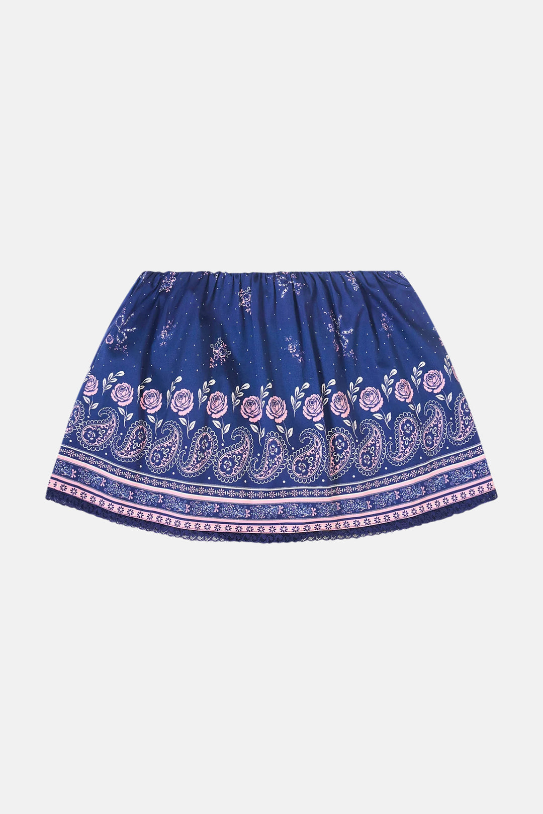 Jonie Bandana Print Mini Skort Midnight Harbor