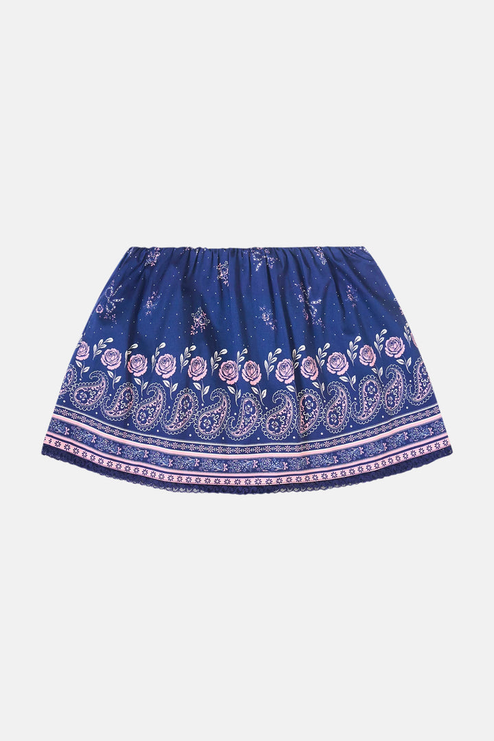 Jonie Bandana Print Mini Skort Midnight Harbor