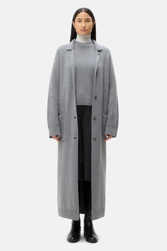 Jordan Cashmere Coat Grey