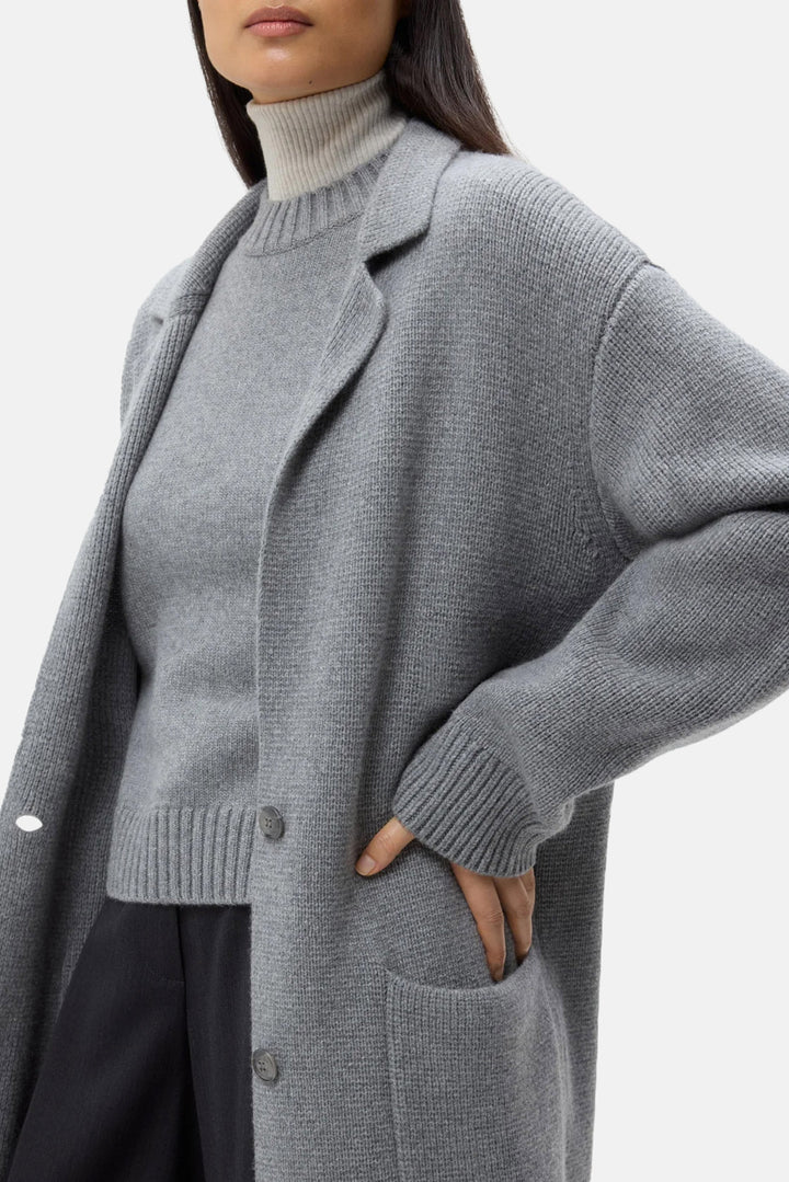 Jordan Cashmere Coat Grey