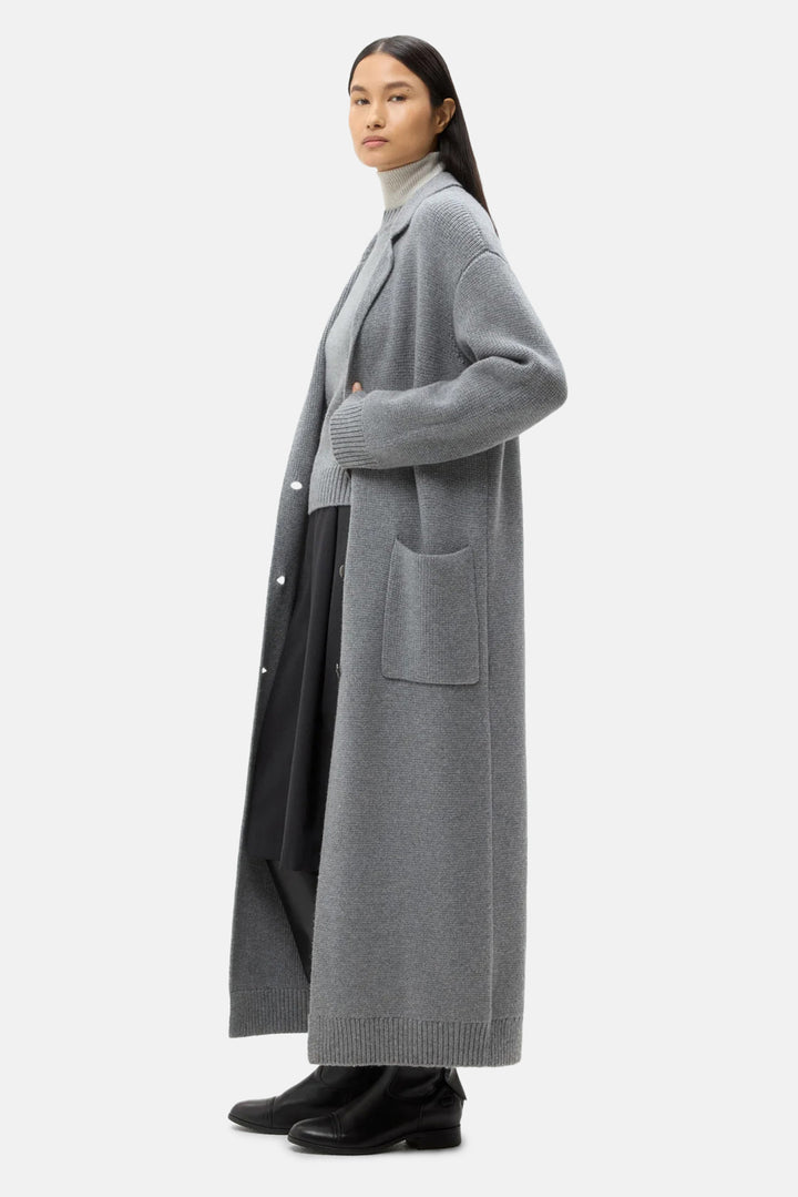 Jordan Cashmere Coat Grey