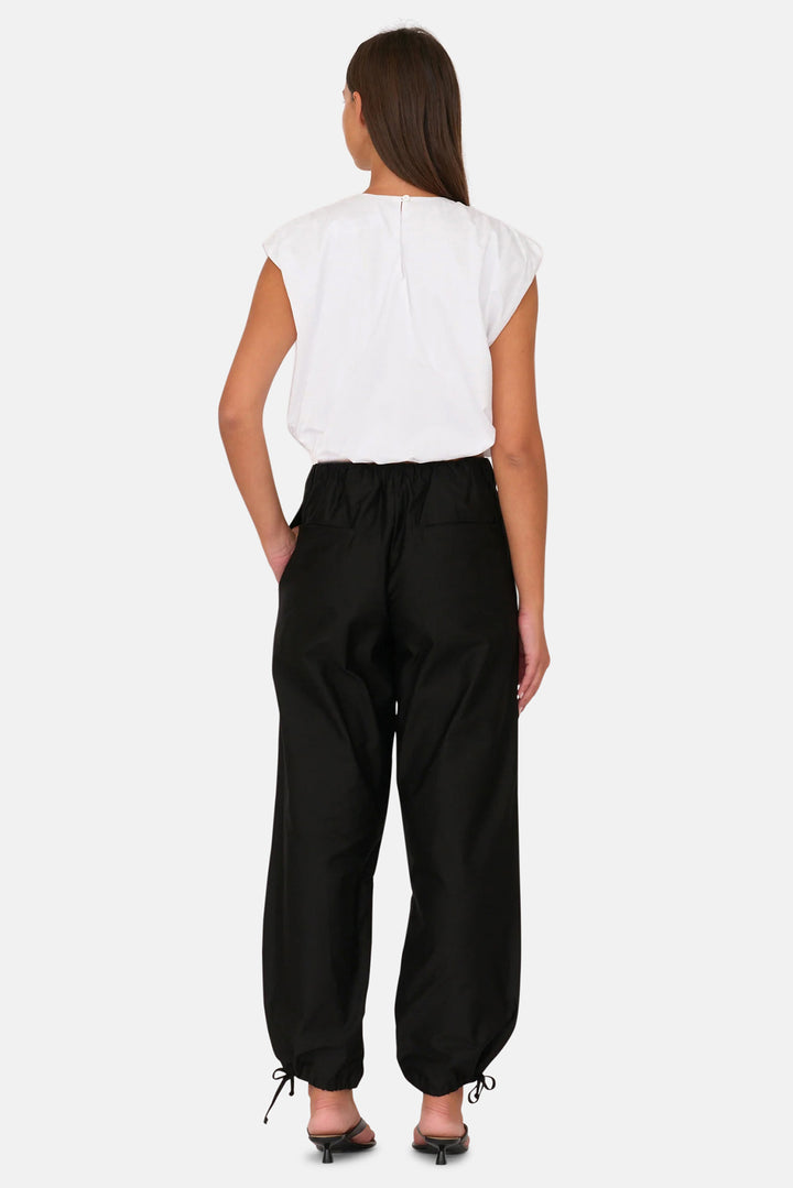 Josie Tie Pant Black