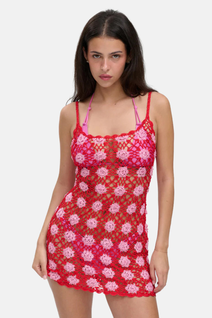 Julie Crochet Coverup Crochet Rose