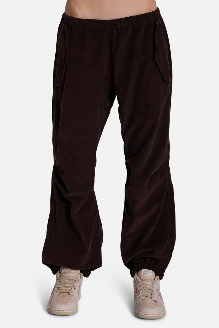 Justine Corduroy Pant Dark Brown