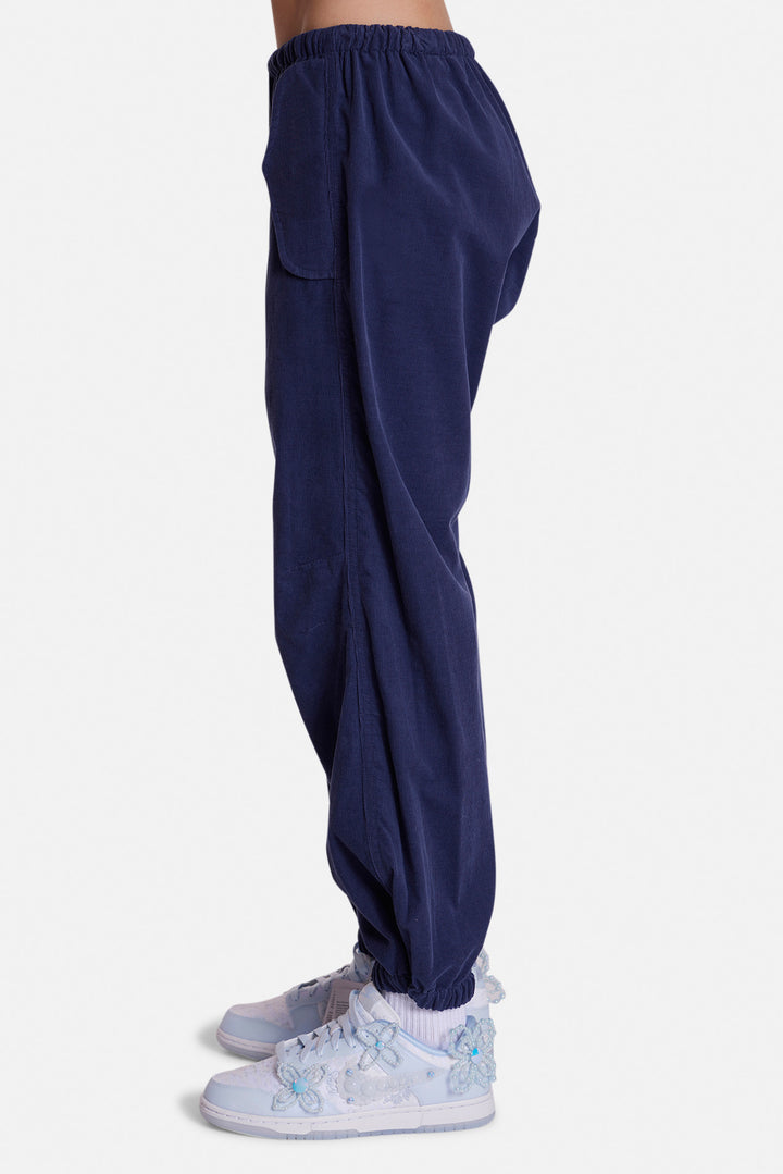 Justine Corduroy Pant Steel Blue