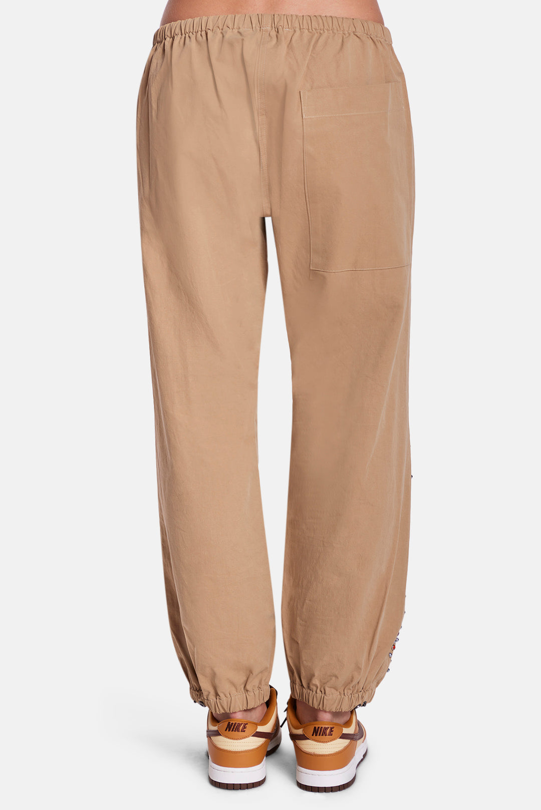 Justine Parachute Pant Studded Khaki