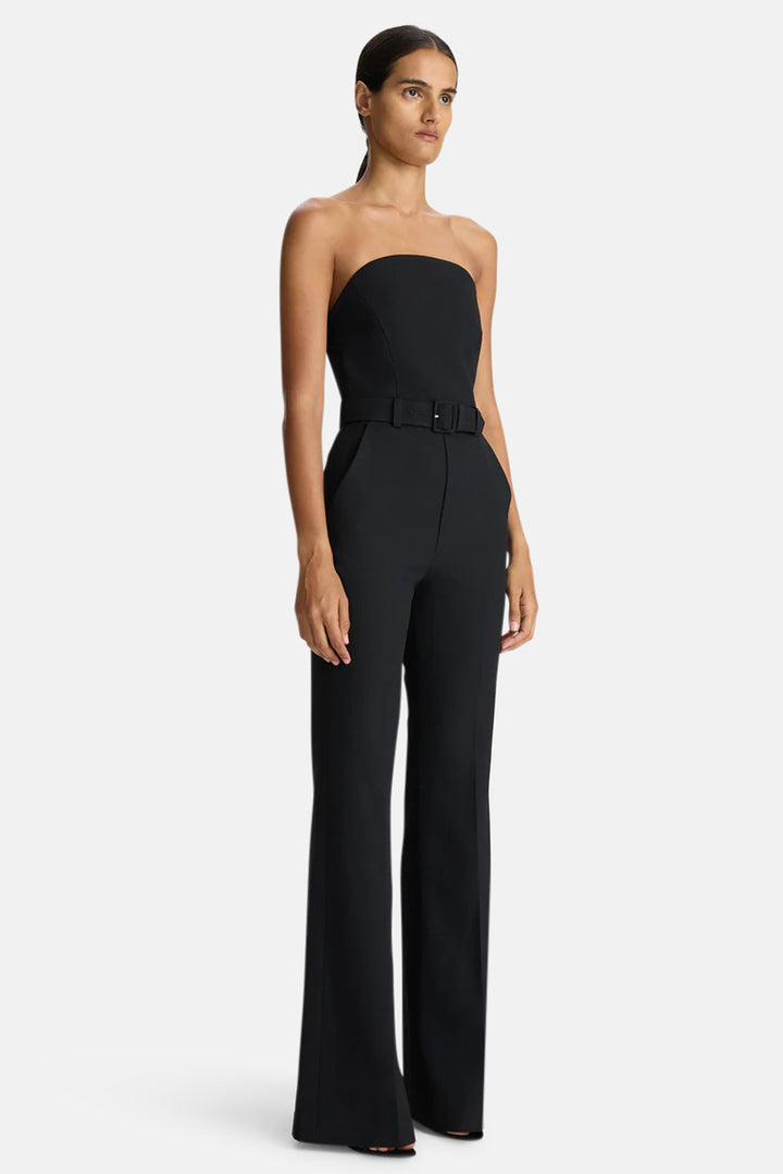 Kate Strapless Jumpsuit Black