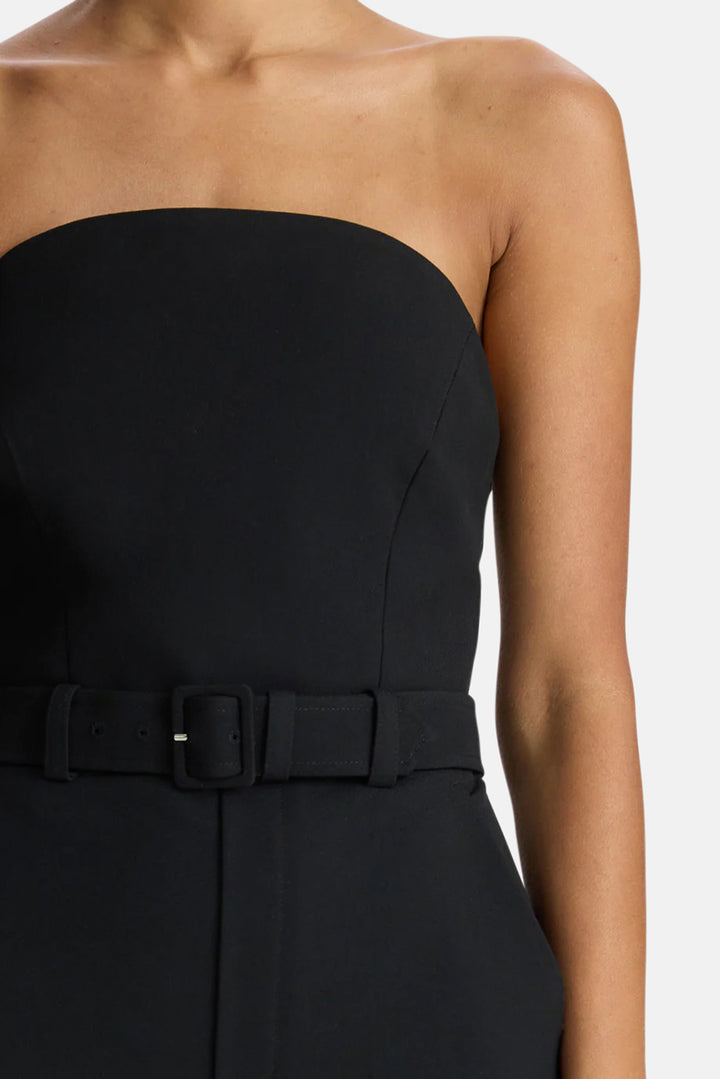 Kate Strapless Jumpsuit Black