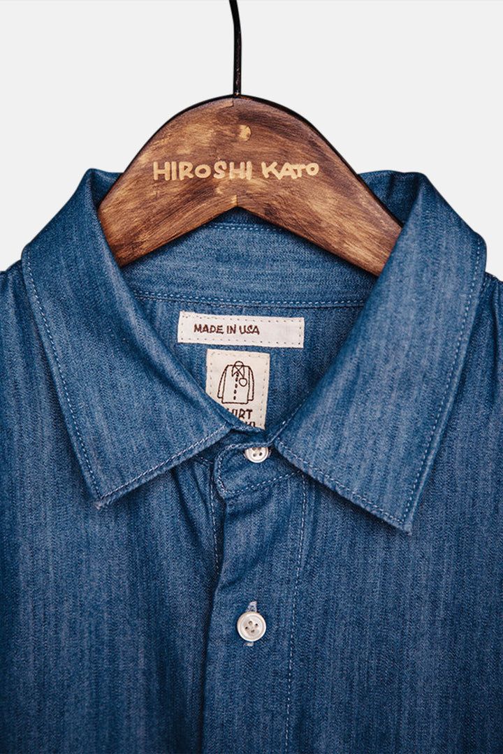 Ripper Tencel Shirt Medium Blue