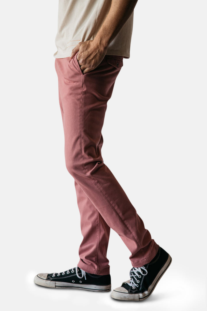 Axe Denit Chino Pant Plum