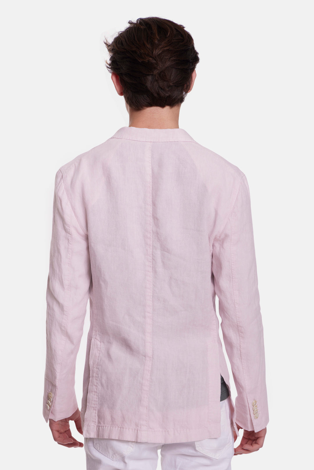 K Jacket In Linen Pink