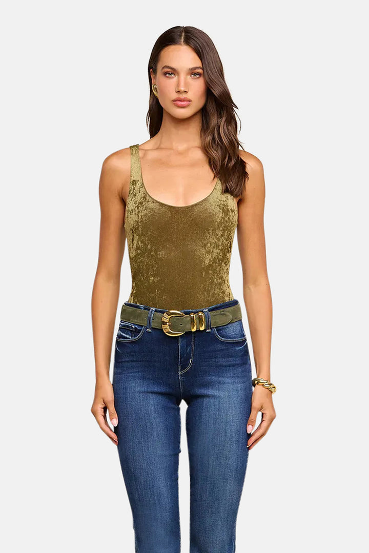 Kalea Velvet Bodysuit Kalamata