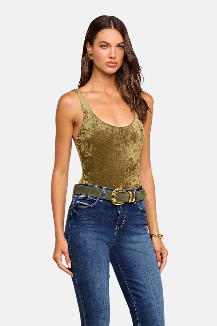 Kalea Velvet Bodysuit Kalamata