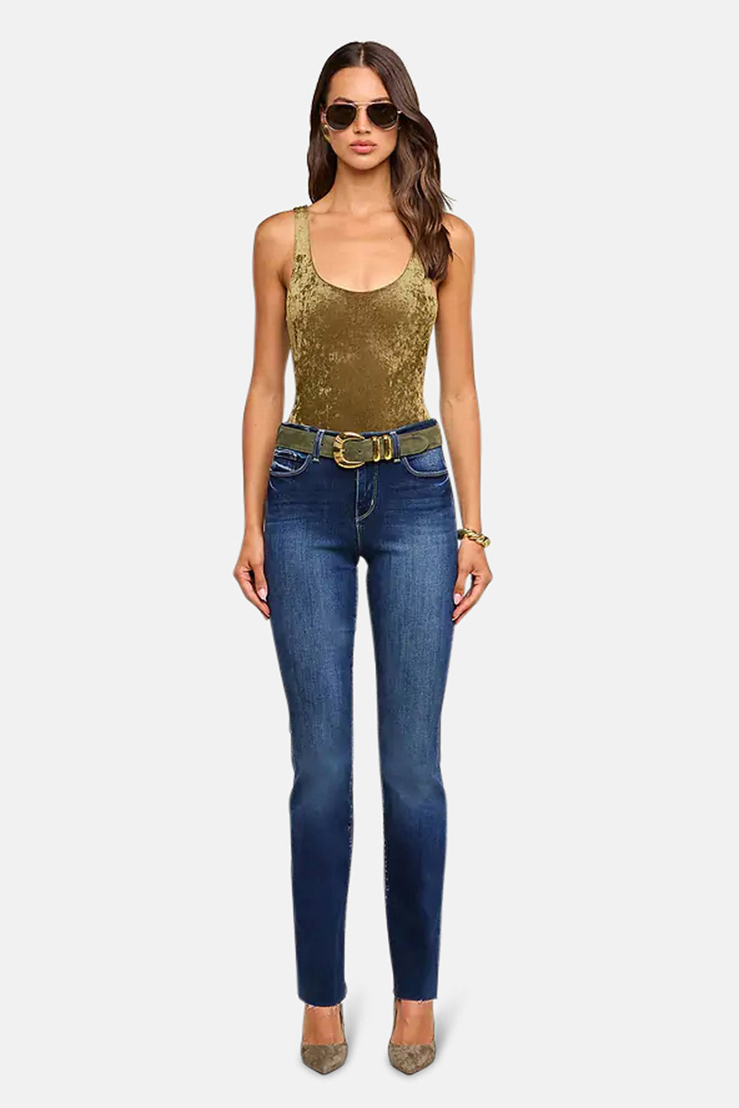 Kalea Velvet Bodysuit Kalamata