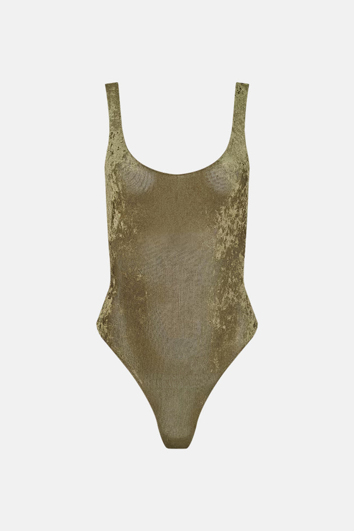Kalea Velvet Bodysuit Kalamata
