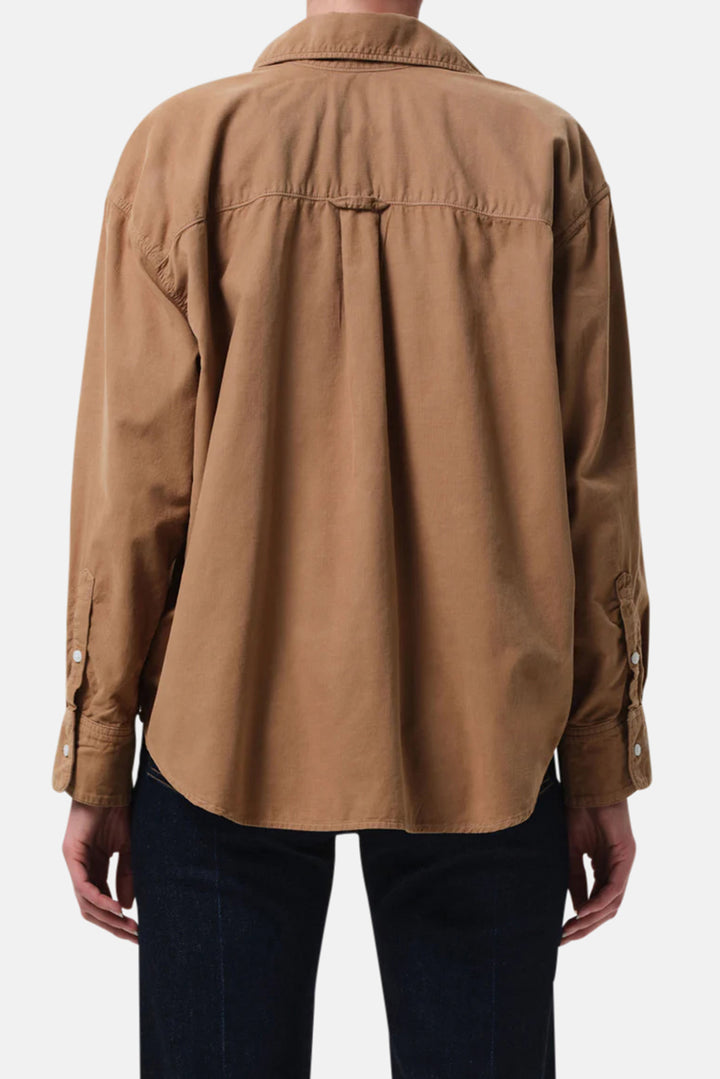 Kayla Shirt Corduroy In Champagne