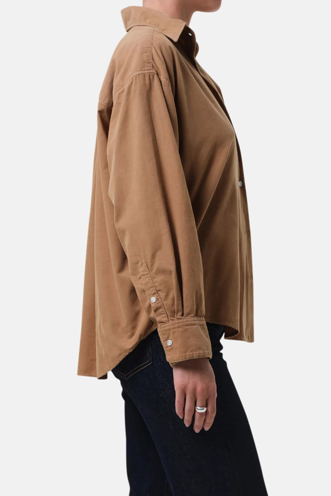 Kayla Shirt Corduroy In Champagne