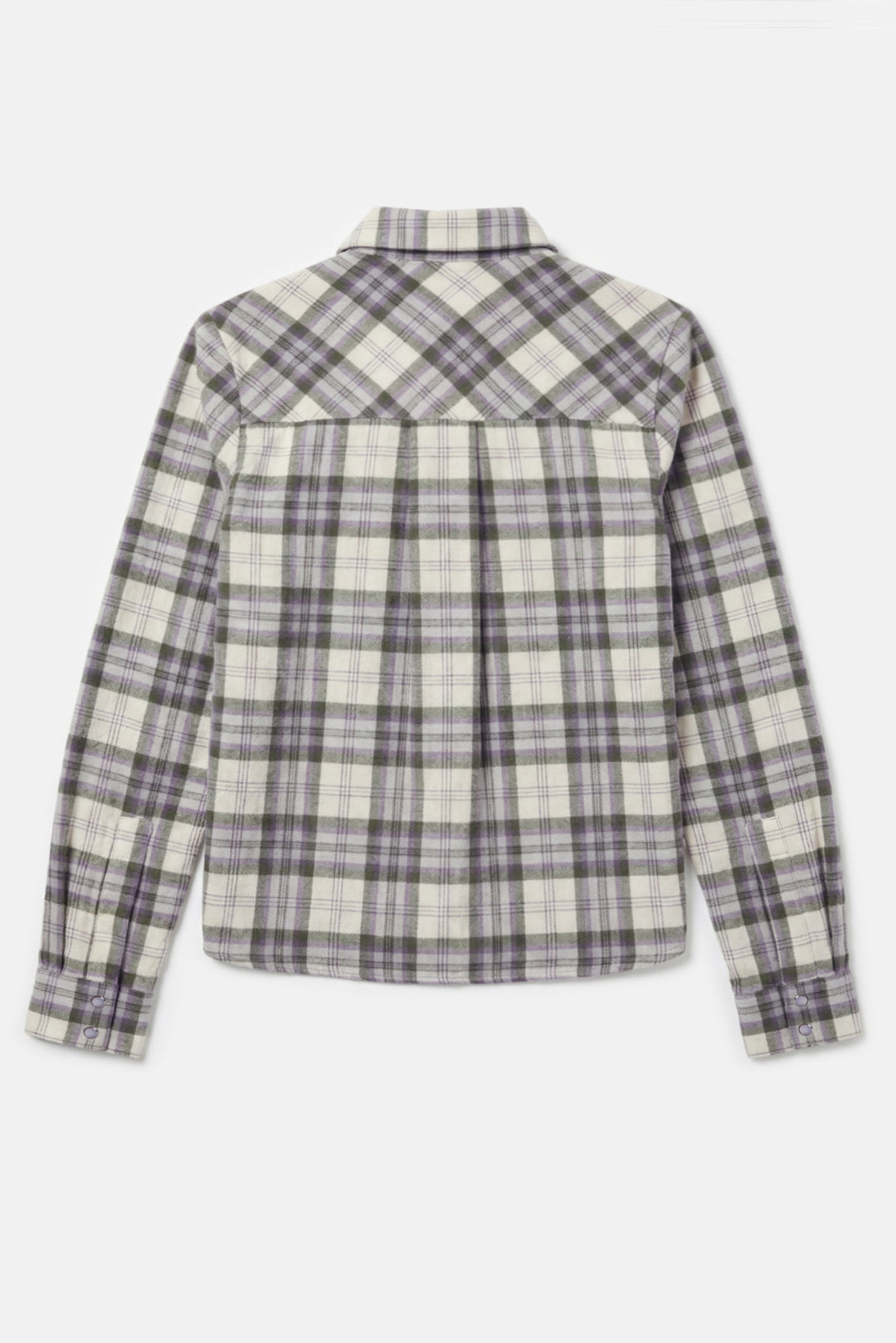 Kelly Flannel Shirt Olive/Cream Plaid