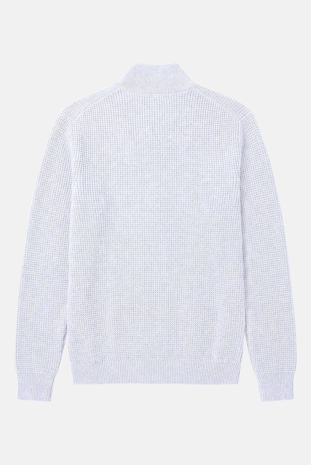 Kenny Cash Waffle Zip Up Pale Blue