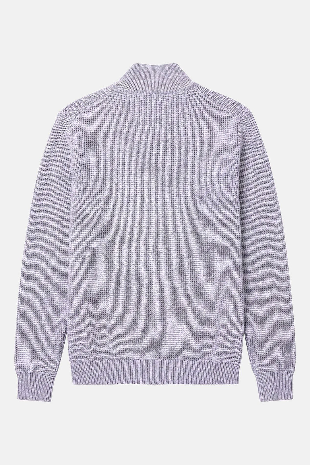 Kenny Cash Waffle Zip Up Heather Grey
