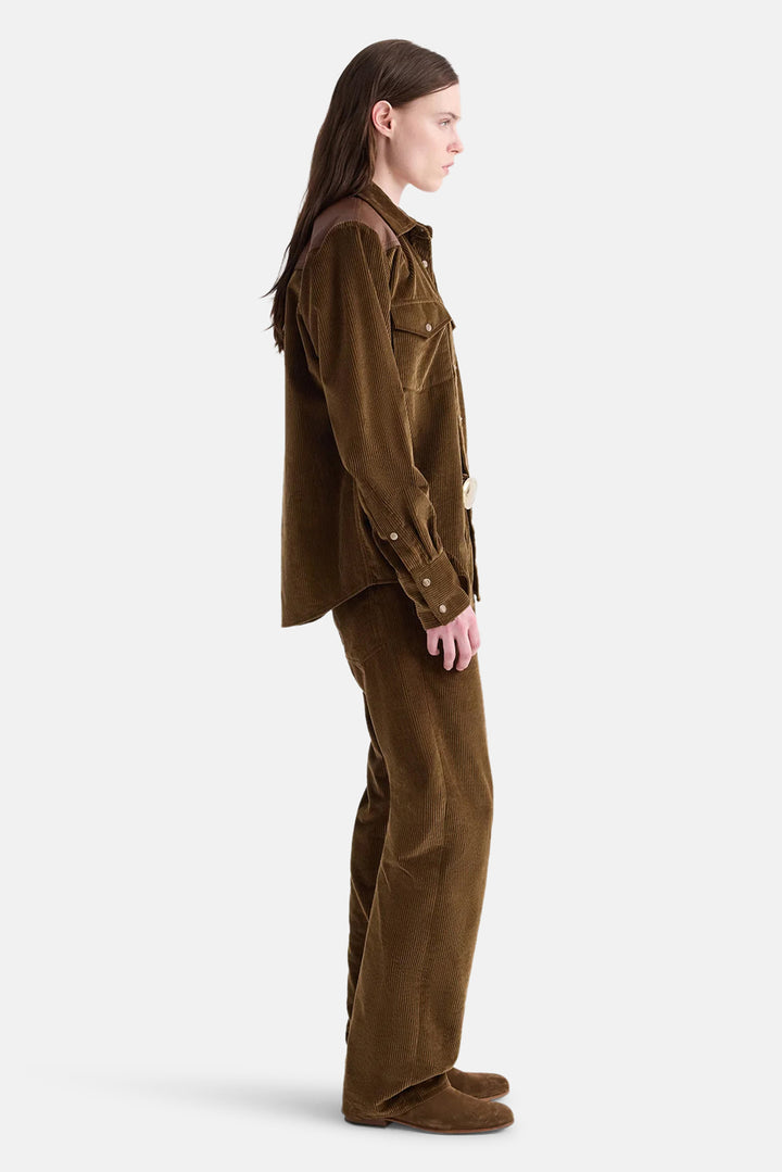 Kent St Corduroy Pant in Pinecone