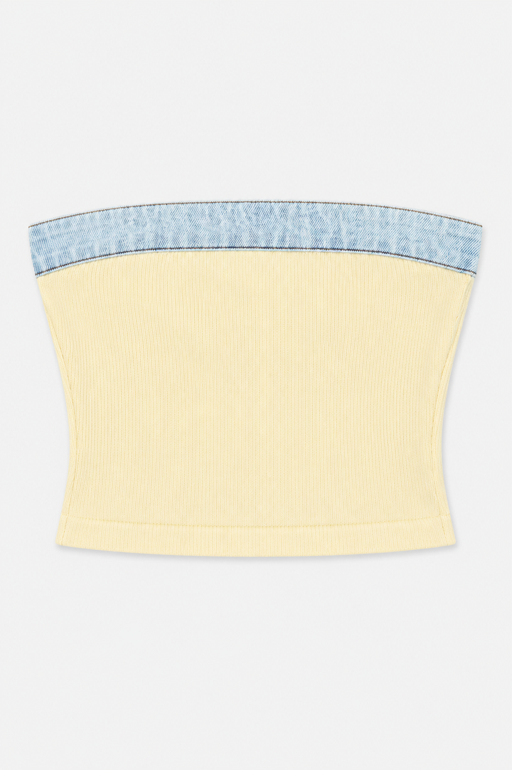 Kiki Knit Top Butter/Coastline