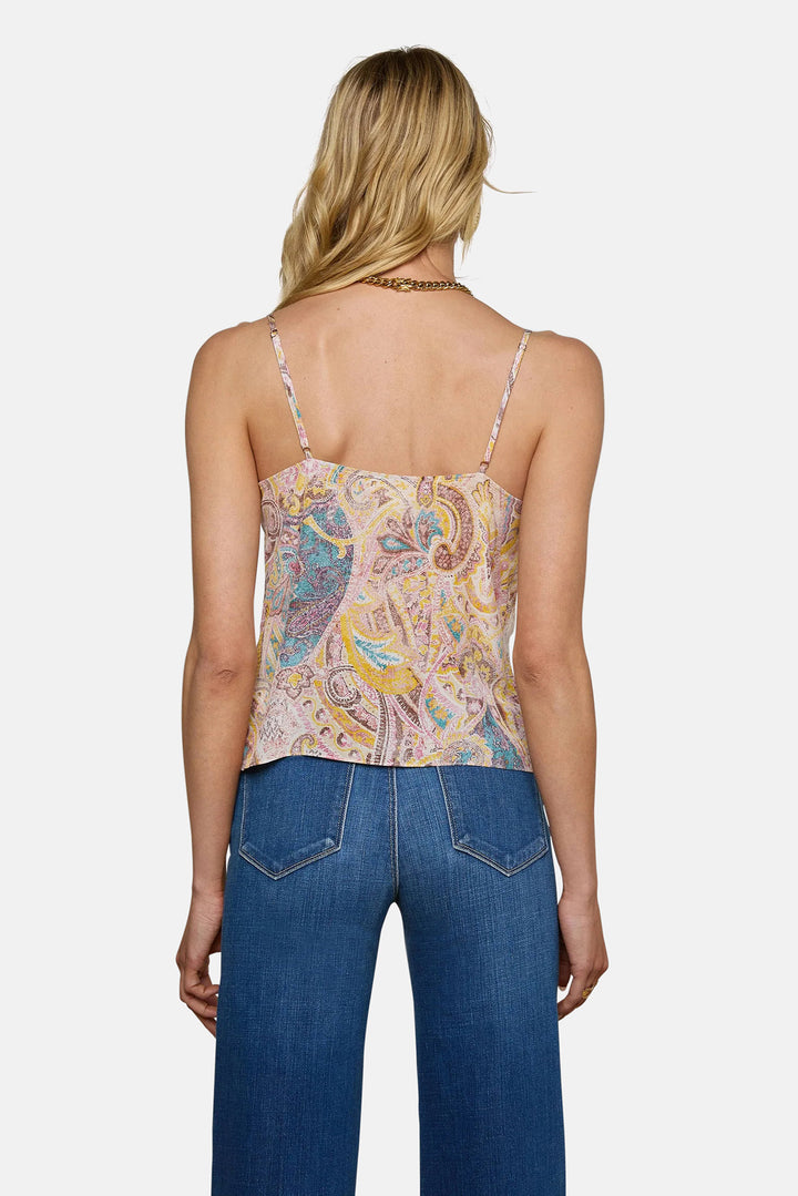 Kilah Silk Lace Camisole Multi Western Paisley