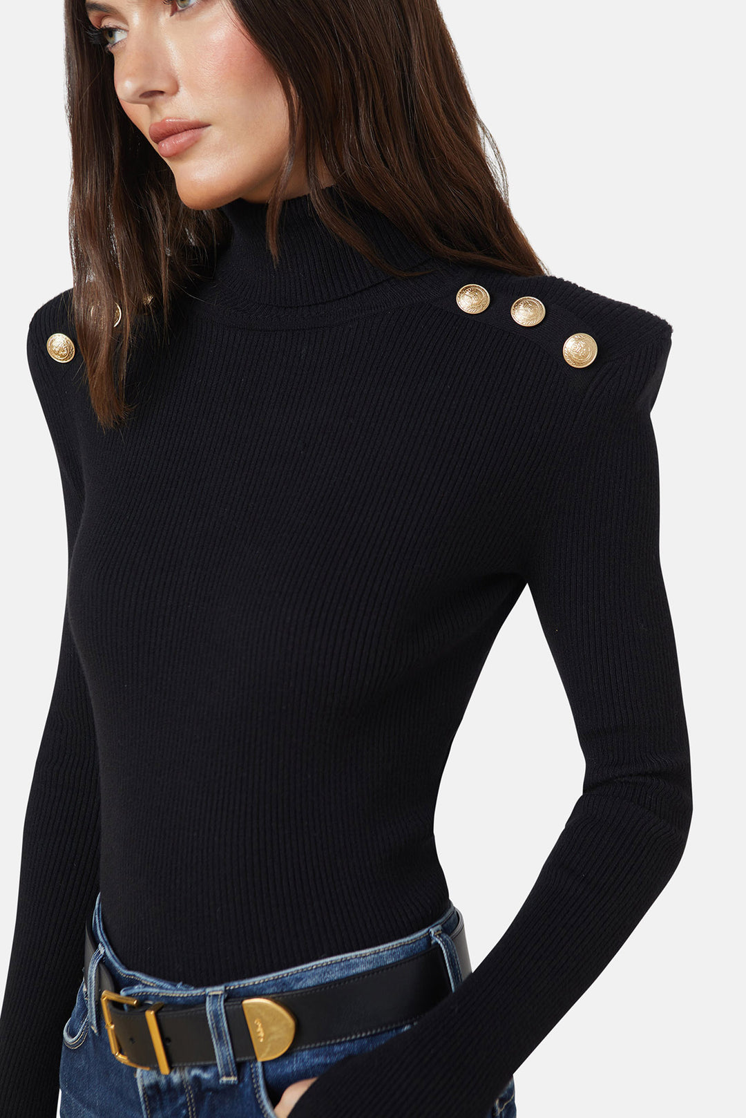 Reeves Turtleneck Sweater Black