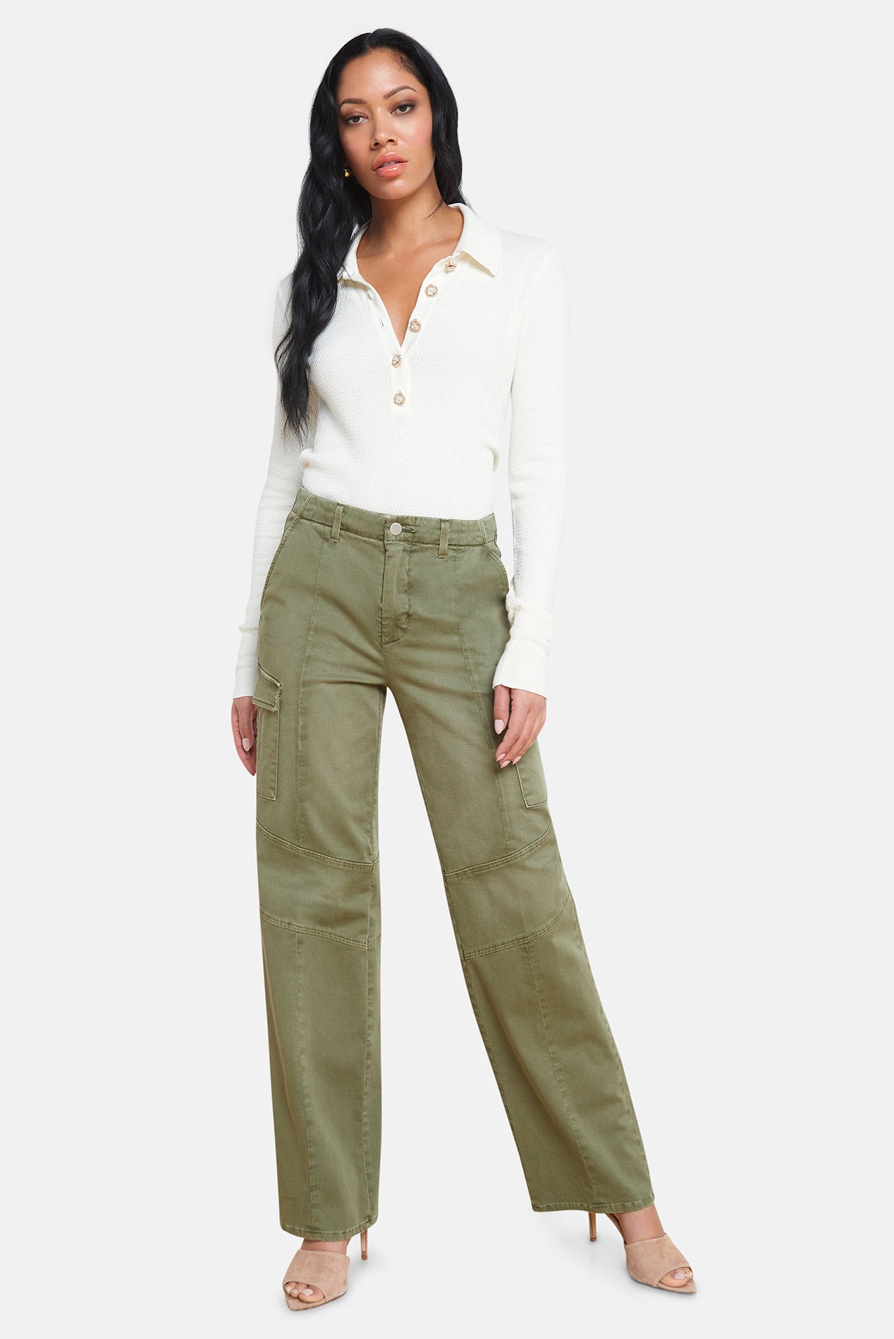 L'AGENCE Brooklyn Cargo Jean Brigade – blueandcream