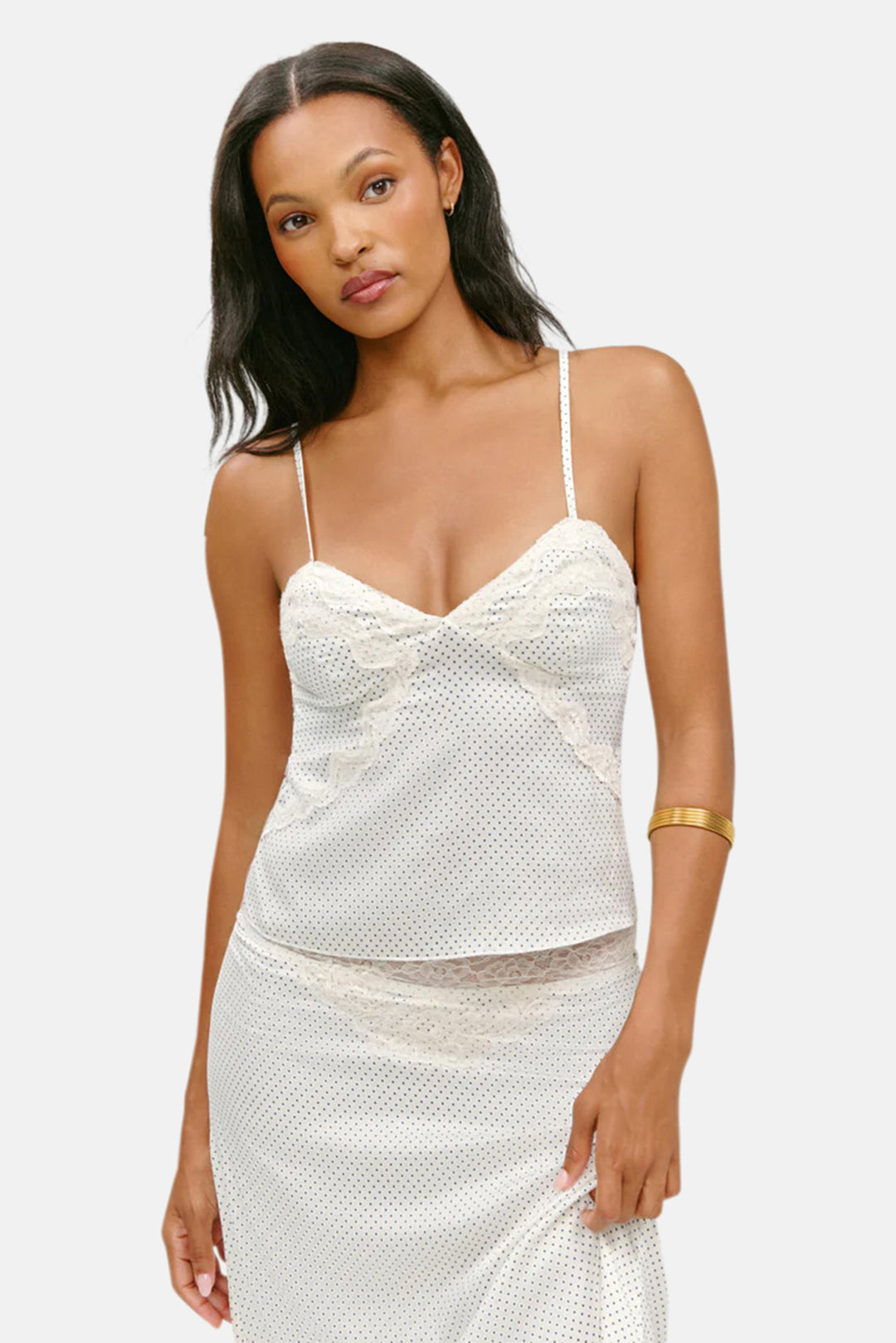 Laura Silk Camisole French Pearl