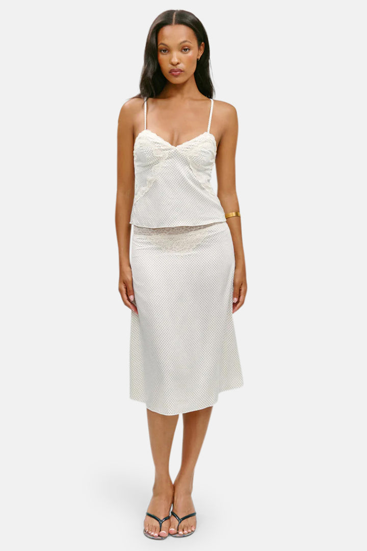 Laura Silk Camisole French Pearl