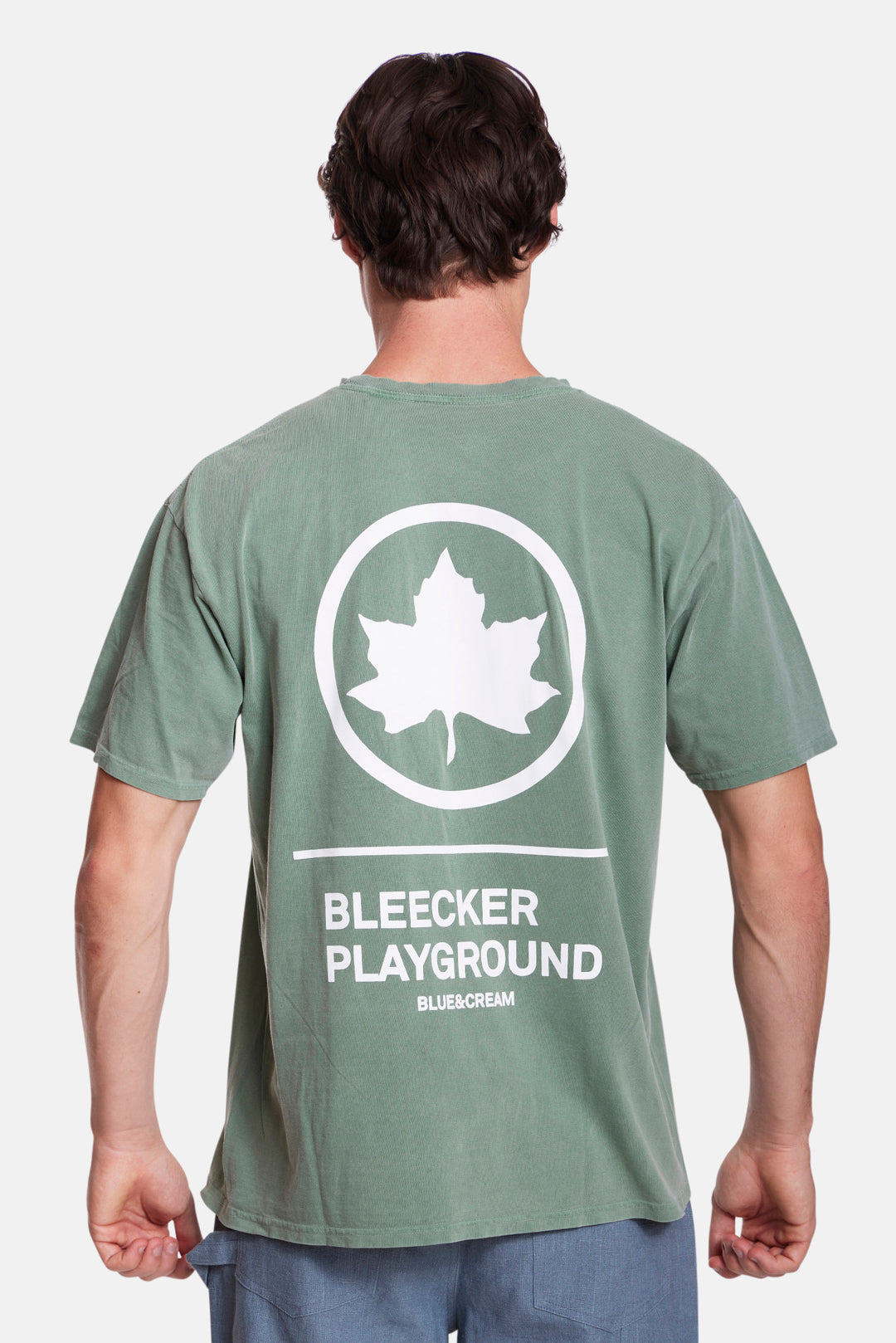 Leaf Bleecker Playground Tee Washed Green