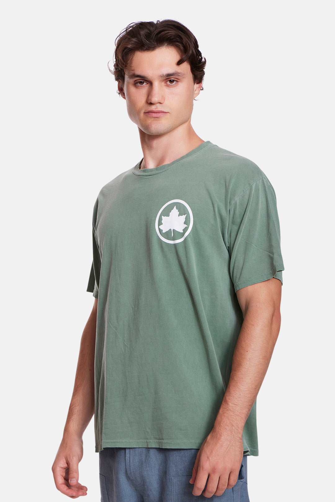 Leaf Bleecker Playground Tee Washed Green