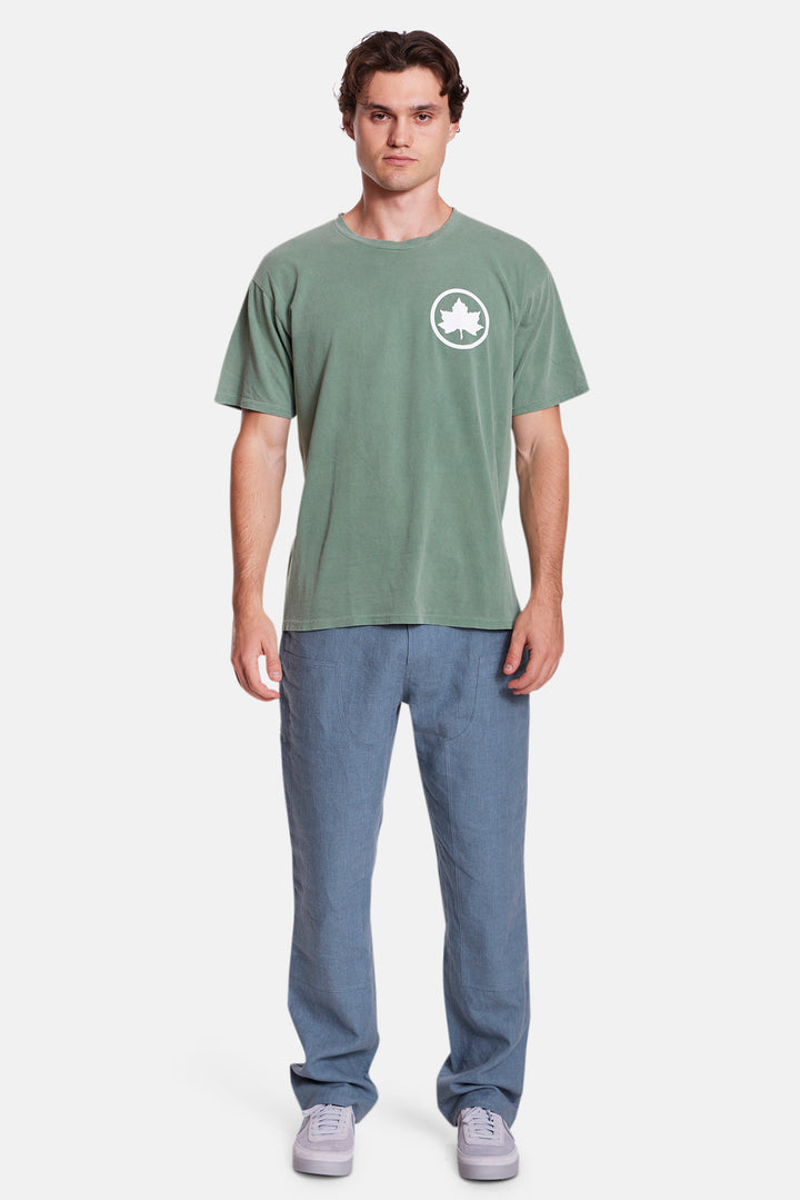 Leaf Bleecker Playground Tee Washed Green