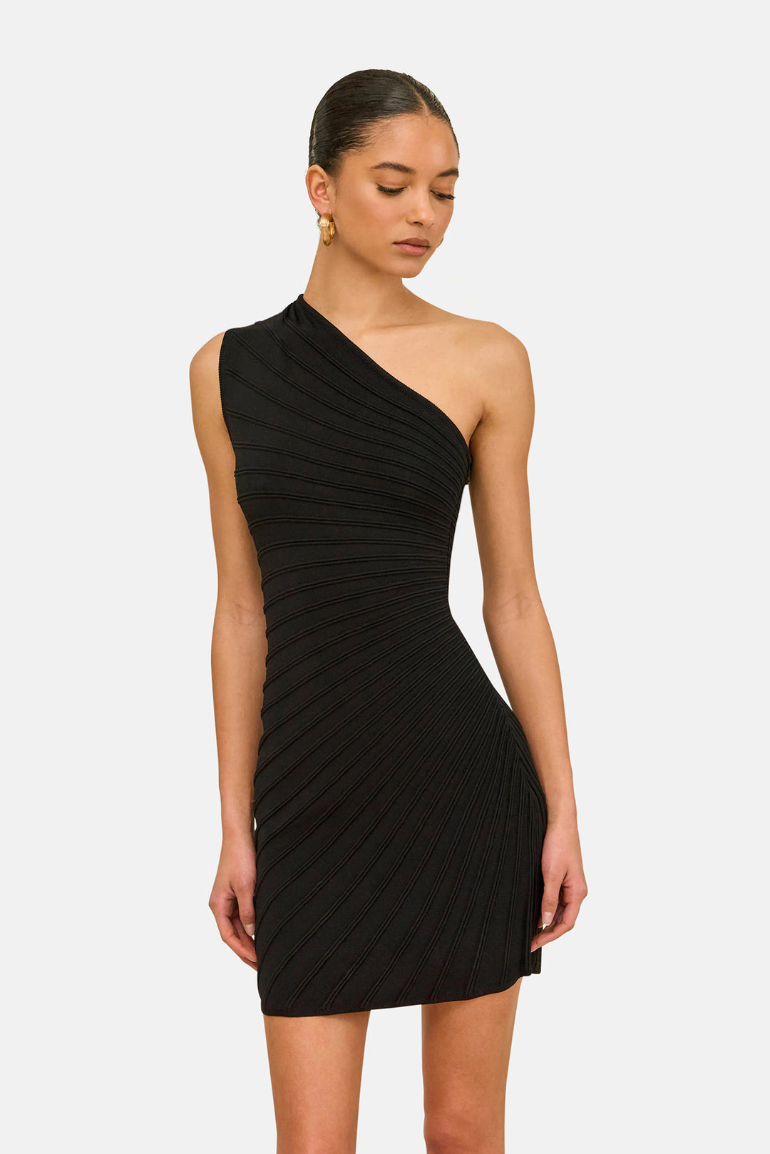 Leanna Knit Dress Black