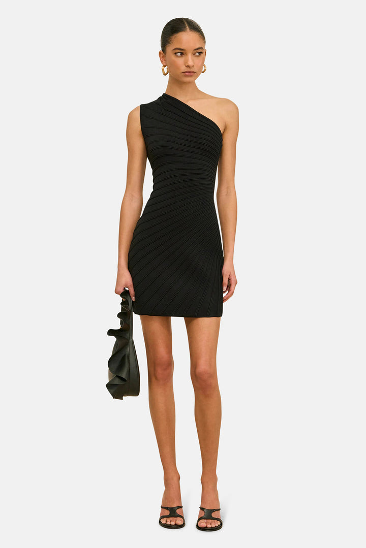 Leanna Knit Dress Black