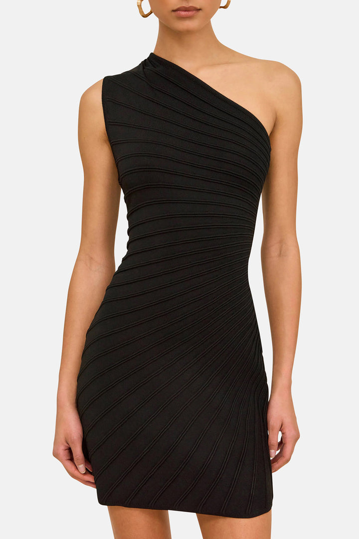 Leanna Knit Dress Black