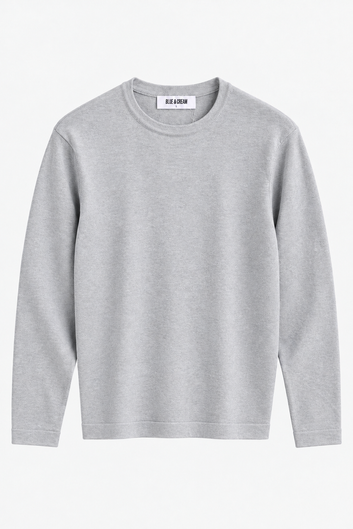 Reade Light Weight Crewneck Light Heather Grey