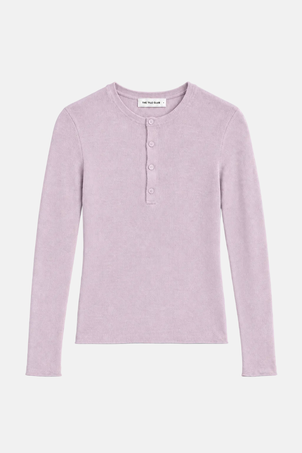 Sylvia Cashmere Henley Sweater Powderpuff