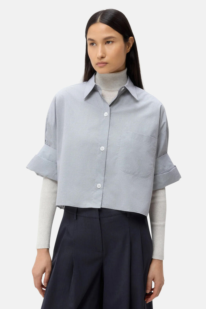 Next Ex Shirt White/Black Check