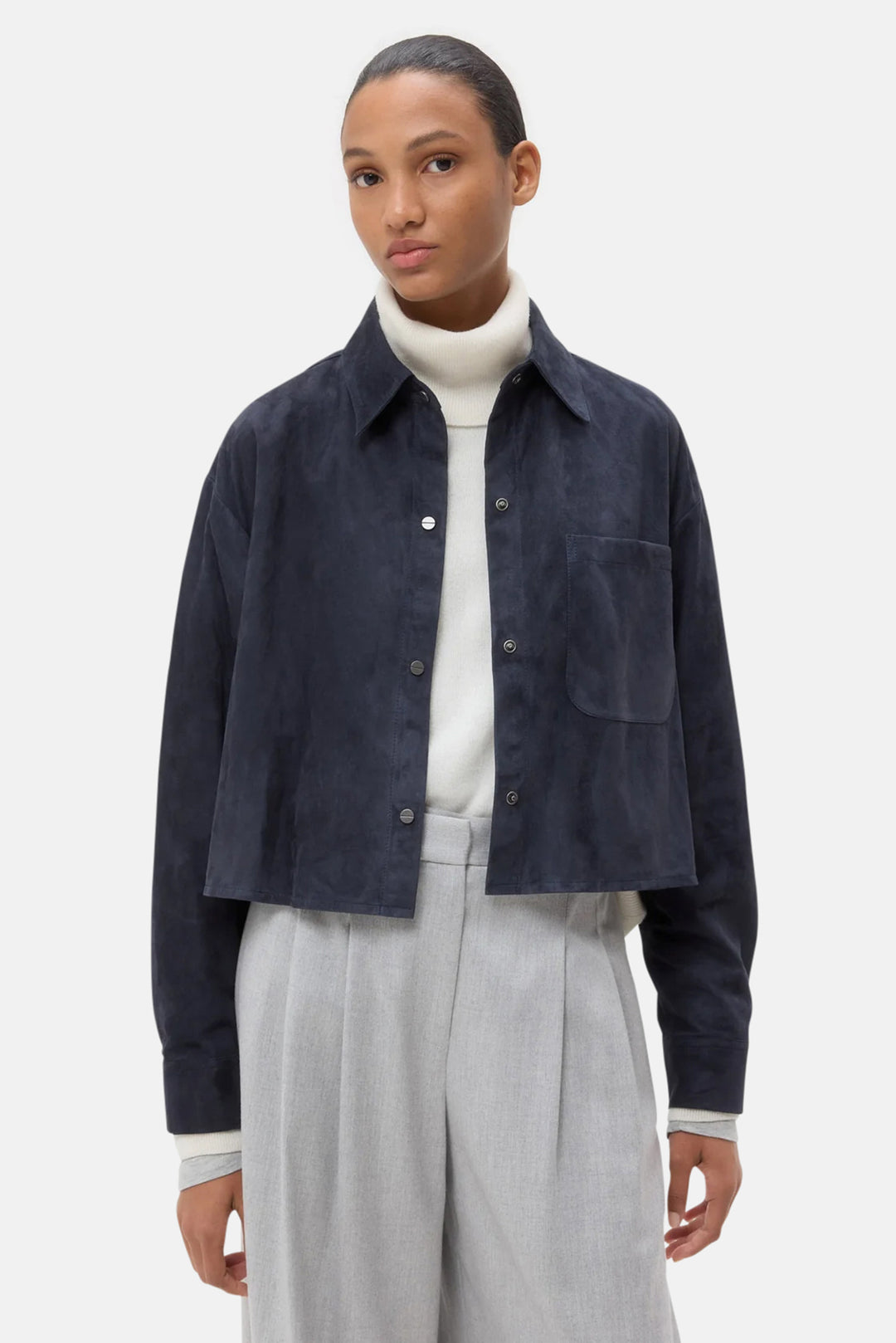 Little Big Joe in Paper Suede Midnight