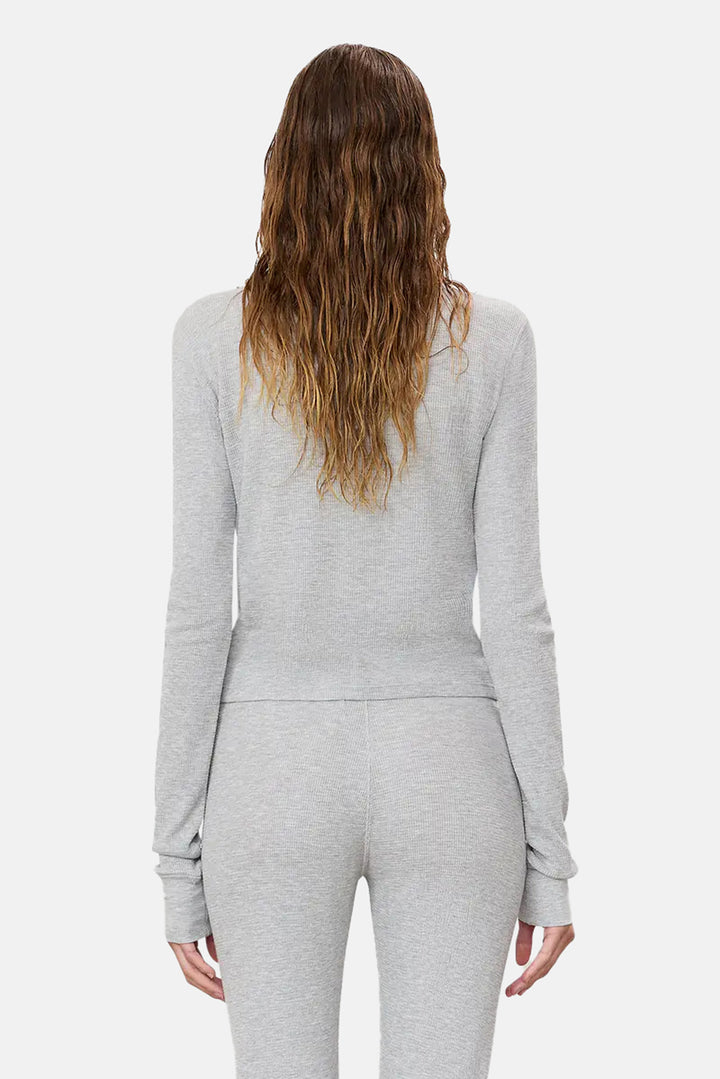 Long Sleeve Thermal Heather Grey