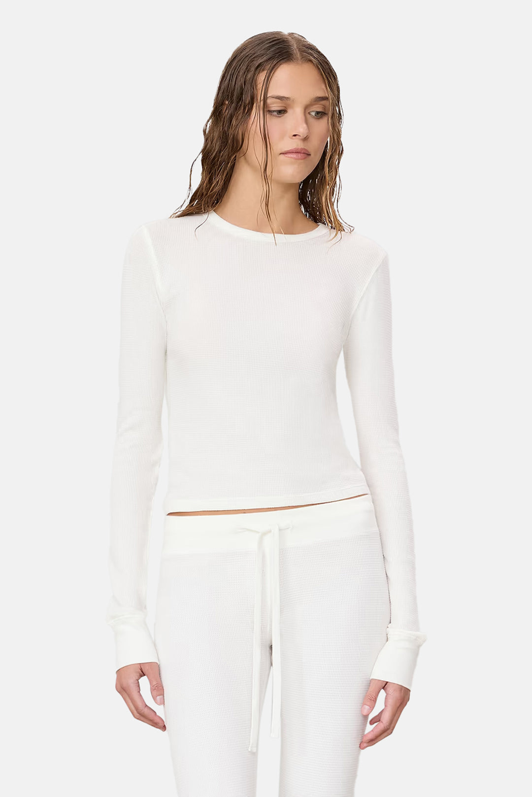 Long Sleeve Thermal Ivory