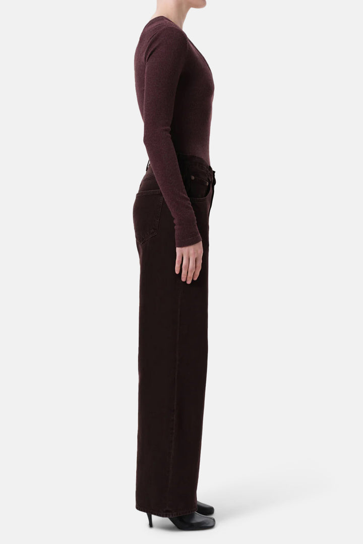 Low Curve Jean in Sloe Berry